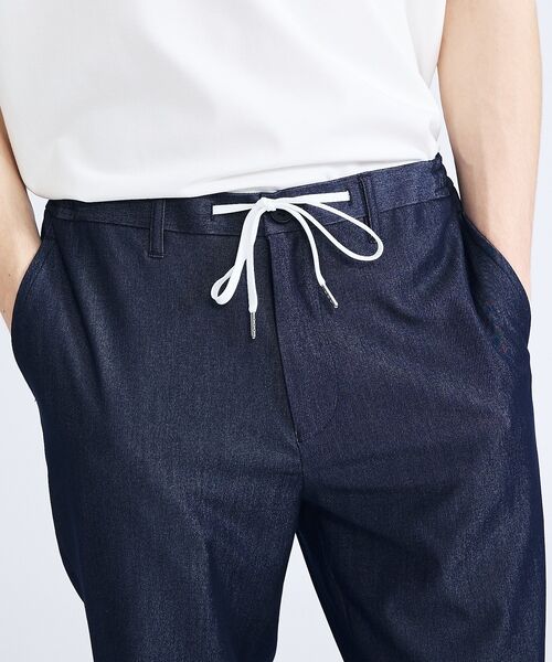 ABAHOUSE / アバハウス パンツ | 【セットアップ対応】デニムライクツイル テーパード イージーパンツ | 詳細22
