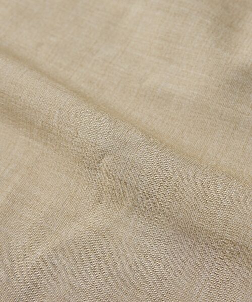 ABAHOUSE / アバハウス パンツ | リネンブレンド 2タック イージーワイドスラックス / ワイドパンツ【予約】 | 詳細1