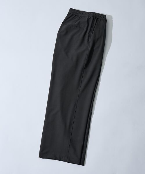 ABAHOUSE / アバハウス パンツ | リネンブレンド 2タック イージーワイドスラックス / ワイドパンツ【予約】 | 詳細4