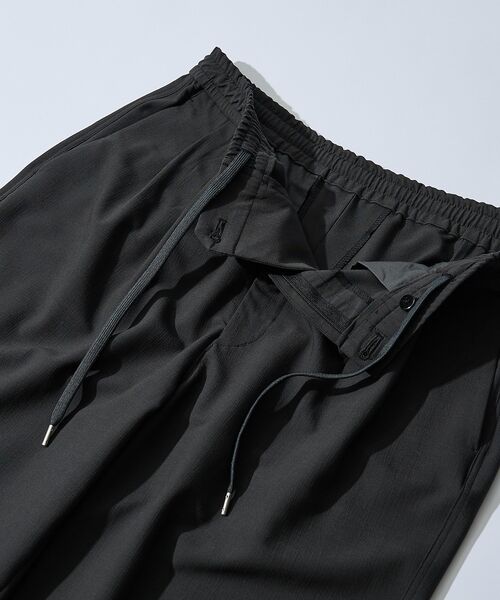 ABAHOUSE / アバハウス パンツ | リネンブレンド 2タック イージーワイドスラックス / ワイドパンツ【予約】 | 詳細6