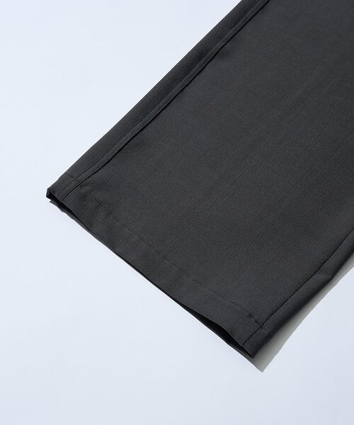 ABAHOUSE / アバハウス パンツ | リネンブレンド 2タック イージーワイドスラックス / ワイドパンツ【予約】 | 詳細9