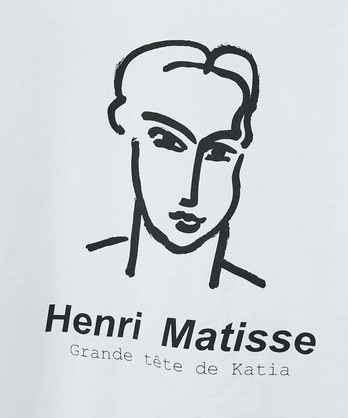 ABAHOUSE / アバハウス Tシャツ | 【Henri Matisse / アンリ・マティス】ラインアート グラフィック | 詳細1