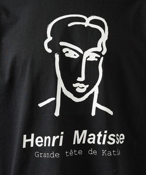 ABAHOUSE / アバハウス Tシャツ | 【Henri Matisse / アンリ・マティス】ラインアート グラフィック | 詳細10