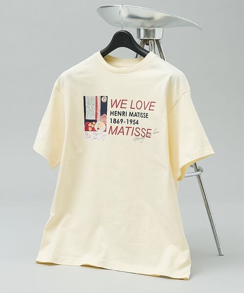 ABAHOUSE / アバハウス Tシャツ | 【Henri Matisse / アンリ・マティス】アートポスター グラフィック（アイボリー）