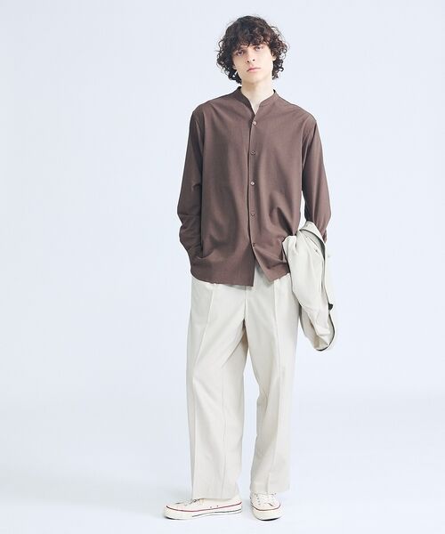 ABAHOUSE / アバハウス パンツ | 【セットアップ対応】デニムライクツイル ワイド イージーパンツ | 詳細1