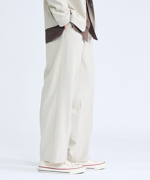 ABAHOUSE / アバハウス パンツ | 【セットアップ対応】デニムライクツイル ワイド イージーパンツ | 詳細11