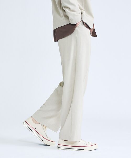 ABAHOUSE / アバハウス パンツ | 【セットアップ対応】デニムライクツイル ワイド イージーパンツ | 詳細12