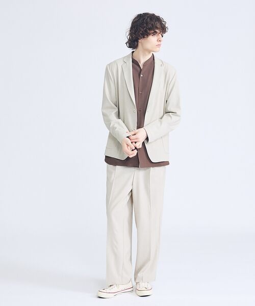 ABAHOUSE / アバハウス パンツ | 【セットアップ対応】デニムライクツイル ワイド イージーパンツ | 詳細15