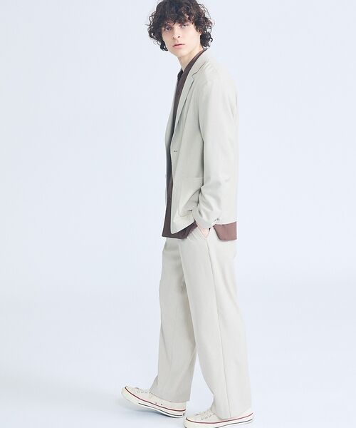 ABAHOUSE / アバハウス パンツ | 【セットアップ対応】デニムライクツイル ワイド イージーパンツ | 詳細16