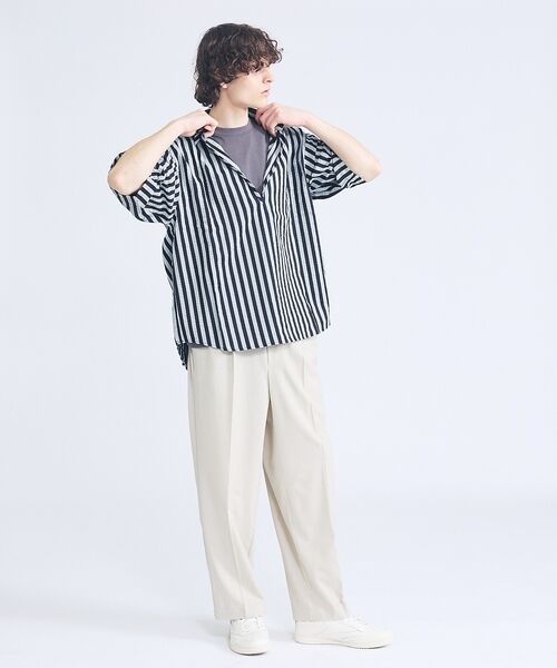 ABAHOUSE / アバハウス パンツ | 【セットアップ対応】デニムライクツイル ワイド イージーパンツ | 詳細23