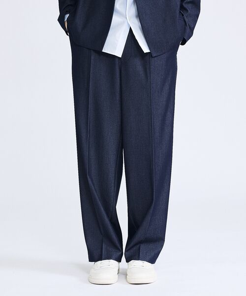 ABAHOUSE / アバハウス パンツ | 【セットアップ対応】デニムライクツイル ワイド イージーパンツ | 詳細28