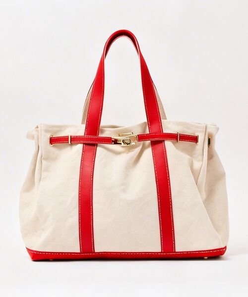 ABAHOUSE / アバハウス トートバッグ | キャンバス ベルトトートバッグ / Lサイズ / ユニセックス【CHIMÉRE/ | 詳細3