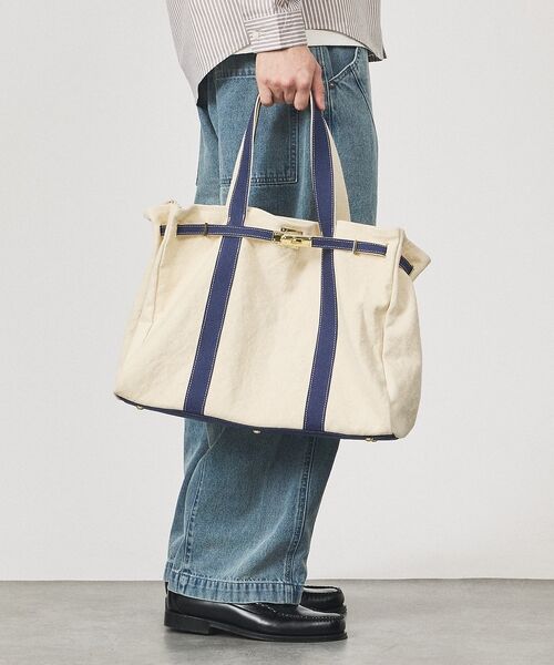 ABAHOUSE / アバハウス トートバッグ | キャンバス ベルトトートバッグ / Lサイズ / ユニセックス【CHIMÉRE/ | 詳細30