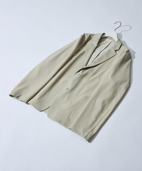 ABAHOUSE / アバハウス テーラードジャケット | 【セットアップ対応】デニムライクツイル シングルジャケット | 詳細1