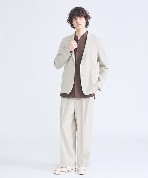 ABAHOUSE / アバハウス テーラードジャケット | 【セットアップ対応】デニムライクツイル シングルジャケット | 詳細10