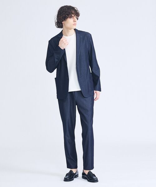 ABAHOUSE / アバハウス テーラードジャケット | 【セットアップ対応】デニムライクツイル シングルジャケット | 詳細11