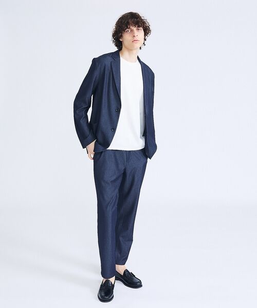 ABAHOUSE / アバハウス テーラードジャケット | 【セットアップ対応】デニムライクツイル シングルジャケット | 詳細23