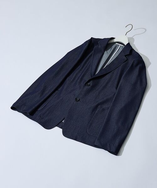 ABAHOUSE / アバハウス テーラードジャケット | 【セットアップ対応】デニムライクツイル シングルジャケット | 詳細13