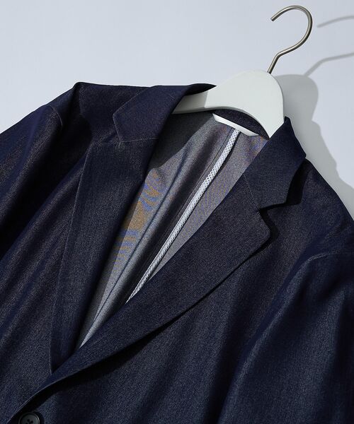 ABAHOUSE / アバハウス テーラードジャケット | 【セットアップ対応】デニムライクツイル シングルジャケット | 詳細14