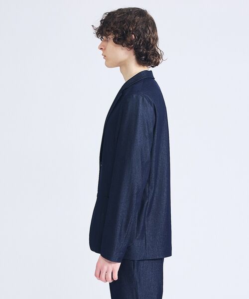 ABAHOUSE / アバハウス テーラードジャケット | 【セットアップ対応】デニムライクツイル シングルジャケット | 詳細16