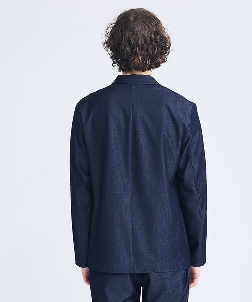 ABAHOUSE / アバハウス テーラードジャケット | 【セットアップ対応】デニムライクツイル シングルジャケット | 詳細17