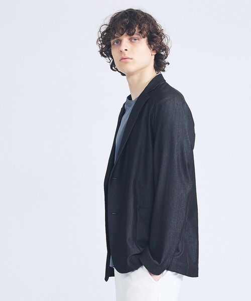 ABAHOUSE / アバハウス テーラードジャケット | 【セットアップ対応】デニムライクツイル シングルジャケット | 詳細28