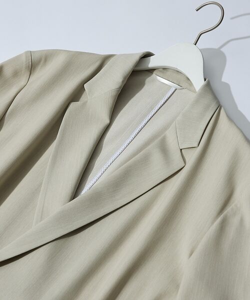 ABAHOUSE / アバハウス テーラードジャケット | 【セットアップ対応】デニムライクツイル ダブルジャケット | 詳細3