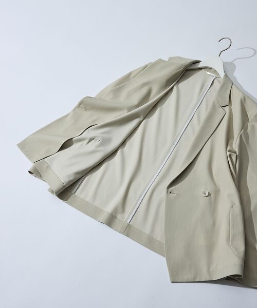 ABAHOUSE / アバハウス テーラードジャケット | 【セットアップ対応】デニムライクツイル ダブルジャケット | 詳細7
