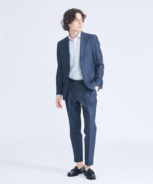 ABAHOUSE / アバハウス シャツ・ブラウス | 【ON/OFF兼用】ストライプ＆デニムライク　360°ストレッチ ワイドカラーシ | 詳細14