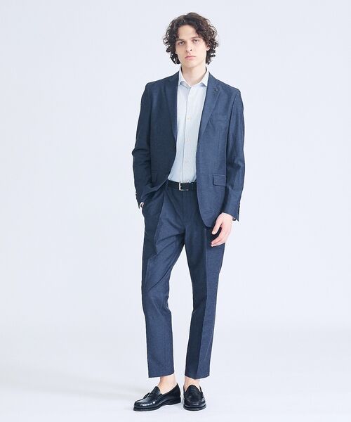 ABAHOUSE / アバハウス シャツ・ブラウス | 【ON/OFF兼用】ストライプ＆デニムライク　360°ストレッチ ワイドカラーシ | 詳細15