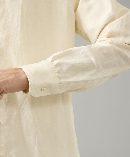 ABAHOUSE / アバハウス シャツ・ブラウス | 【BIO加工】リネンブレンド レギュラーフィットシャツ【予約】 | 詳細7
