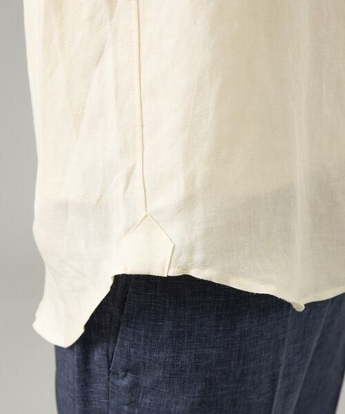 ABAHOUSE / アバハウス シャツ・ブラウス | 【BIO加工】リネンブレンド レギュラーフィットシャツ【予約】 | 詳細8