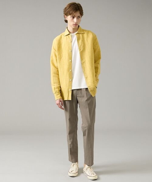 ABAHOUSE / アバハウス シャツ・ブラウス | 【BIO加工】リネンブレンド レギュラーフィットシャツ【予約】 | 詳細12