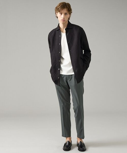 ABAHOUSE / アバハウス シャツ・ブラウス | 【BIO加工】リネンブレンド レギュラーフィットシャツ【予約】 | 詳細16