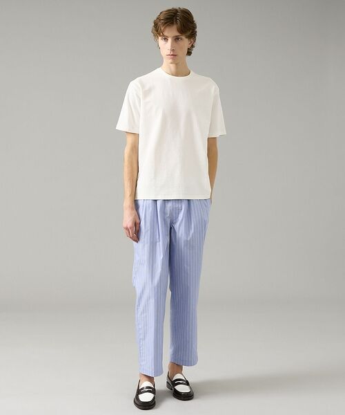 ABAHOUSE / アバハウス Tシャツ | シュリンク天竺 クルーネック半袖Tシャツ【予約】 | 詳細1