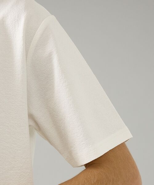 ABAHOUSE / アバハウス Tシャツ | シュリンク天竺 クルーネック半袖Tシャツ【予約】 | 詳細6
