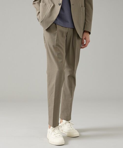 ABAHOUSE / アバハウス パンツ | 【セットアップ対応】SOLOTEX シアサッカー イージースラックス / ストレ | 詳細2