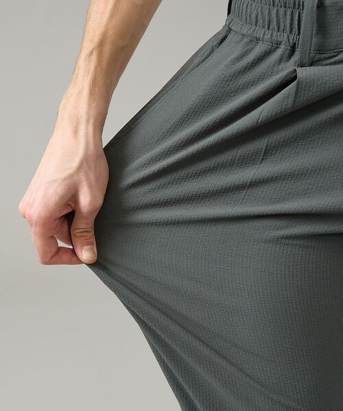 ABAHOUSE / アバハウス パンツ | 【セットアップ対応】SOLOTEX シアサッカー イージースラックス / ストレ | 詳細15
