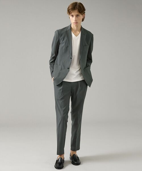 ABAHOUSE / アバハウス パンツ | 【セットアップ対応】SOLOTEX シアサッカー イージースラックス / ストレ | 詳細17