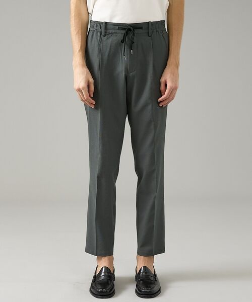 ABAHOUSE / アバハウス パンツ | 【セットアップ対応】SOLOTEX シアサッカー イージースラックス / ストレ | 詳細4