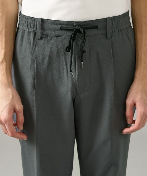 ABAHOUSE / アバハウス パンツ | 【セットアップ対応】SOLOTEX シアサッカー イージースラックス / ストレ | 詳細7