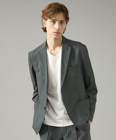 ABAHOUSE / アバハウス テーラードジャケット | 【セットアップ対応】SOLOTEX シアサッカー ジャケット / ストレッチ 通