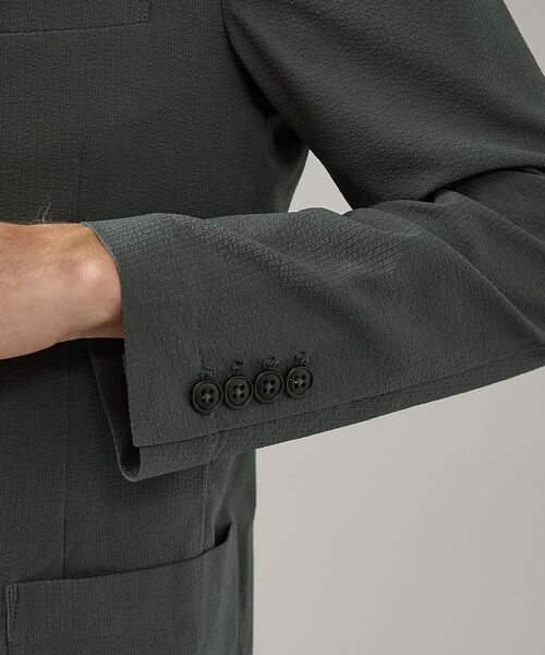 ABAHOUSE / アバハウス テーラードジャケット | 【セットアップ対応】SOLOTEX シアサッカー ジャケット / ストレッチ 通 | 詳細9