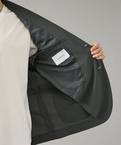 ABAHOUSE / アバハウス テーラードジャケット | 【セットアップ対応】SOLOTEX シアサッカー ジャケット / ストレッチ 通 | 詳細10