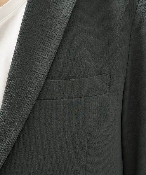 ABAHOUSE / アバハウス テーラードジャケット | 【セットアップ対応】SOLOTEX シアサッカー ジャケット / ストレッチ 通 | 詳細12