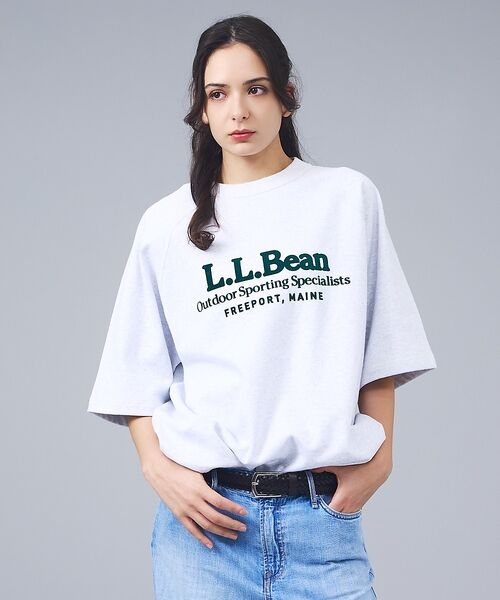 ABAHOUSE / アバハウス Tシャツ | 【L.L.BEAN / エルエルビーン】Short‑Sleeve sweat /（ホワイト系その他1）