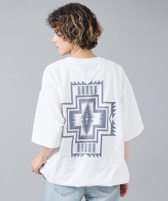 ABAHOUSE / アバハウス Tシャツ | 【PENDLETON/ペンドルトン】カルキュロ バックプリント 半袖Tシャツ /