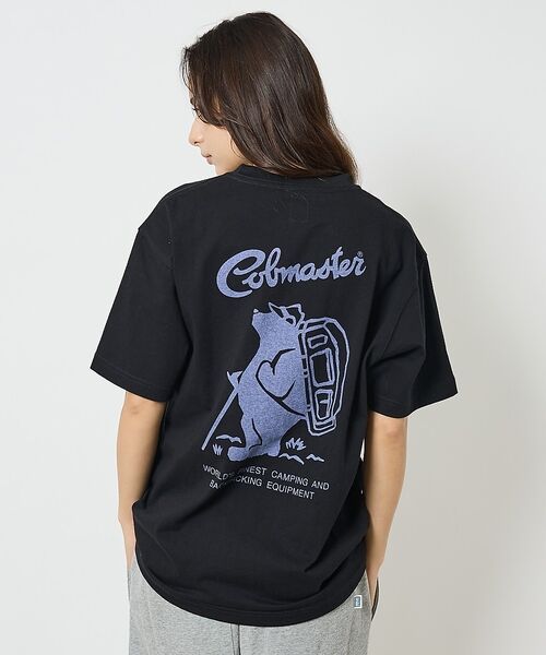 ABAHOUSE / アバハウス Tシャツ | 【COBMASTER / コブマスター】バックプリントBASIC Tシャツ/ユニ（ブラック）