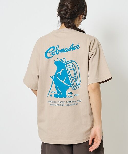 ABAHOUSE / アバハウス Tシャツ | 【COBMASTER / コブマスター】バックプリントBASIC Tシャツ/ユニ（ベージュ）