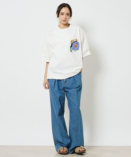 ABAHOUSE / アバハウス Tシャツ | 【COBMASTER / コブマスター】Zip Wallet Loose Tシャ | 詳細1